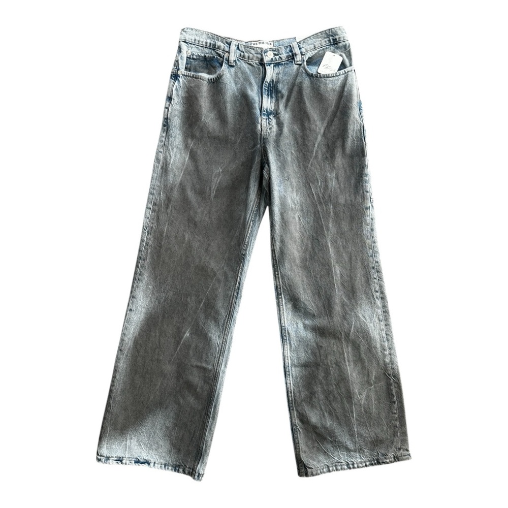 We The Free Shadow Of Your Love Tinsley Baggy High Rise Straight Leg Size 30S